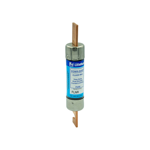 The Solartek Littlefuse 80 AMP Fuse, featuring knife-blade-style construction with copper terminals and a blue label, ensures reliable performance and safety.