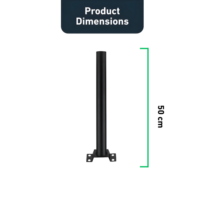 High Quality Mounting Pole - Extension Arm for Post, Tree, Parking Lot & Wall-Mounted Lights