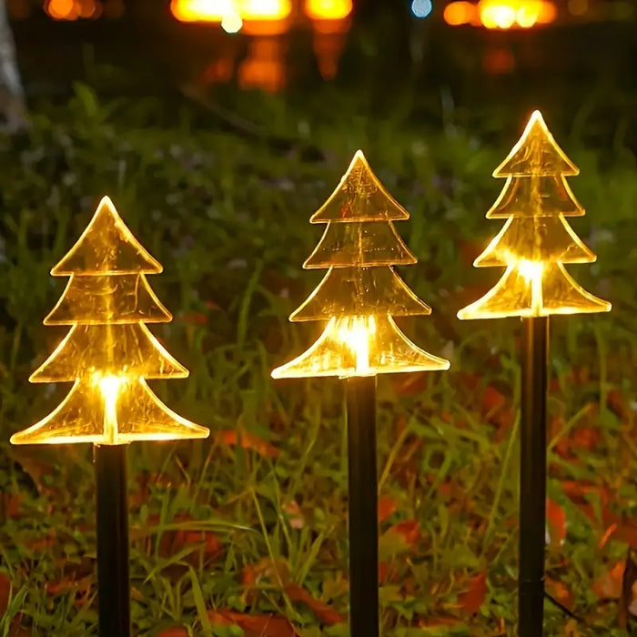 Solar Winter Pathway Lights 5pcs