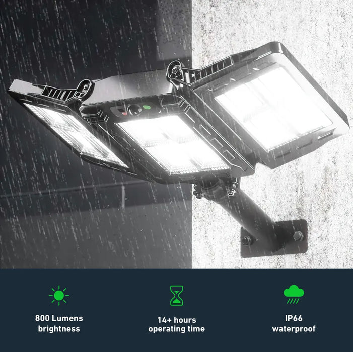 3-Heads Solar Street Led Light System