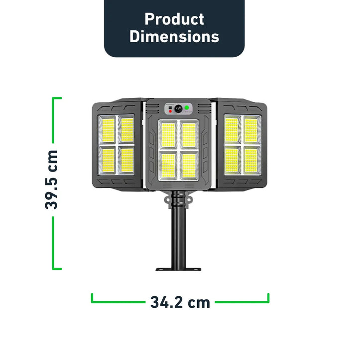 3-Heads Solar Street Led Light System