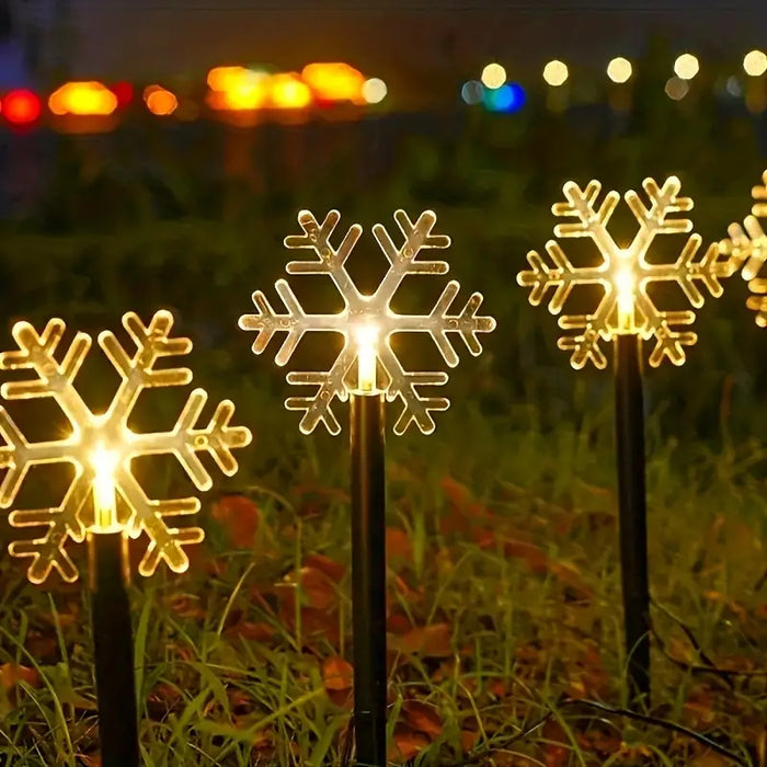 Solar Winter Pathway Lights 5pcs