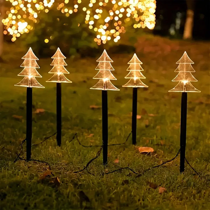 Solar Winter Pathway Lights 5pcs