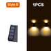 NEW Solar Wall Lights Outdoor Waterproof Street Decoration Wall Lighting LED Solar Power Porch Lamp for Villa Patio Garden