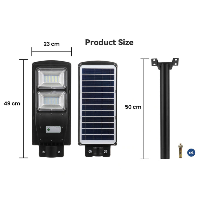 The Ultimate 300W/6000 Lumens Ultra-Bright Solar Street Light