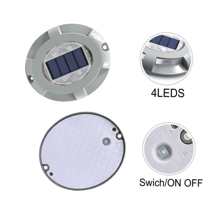 Aluminium Solar Deck Driveway Lights