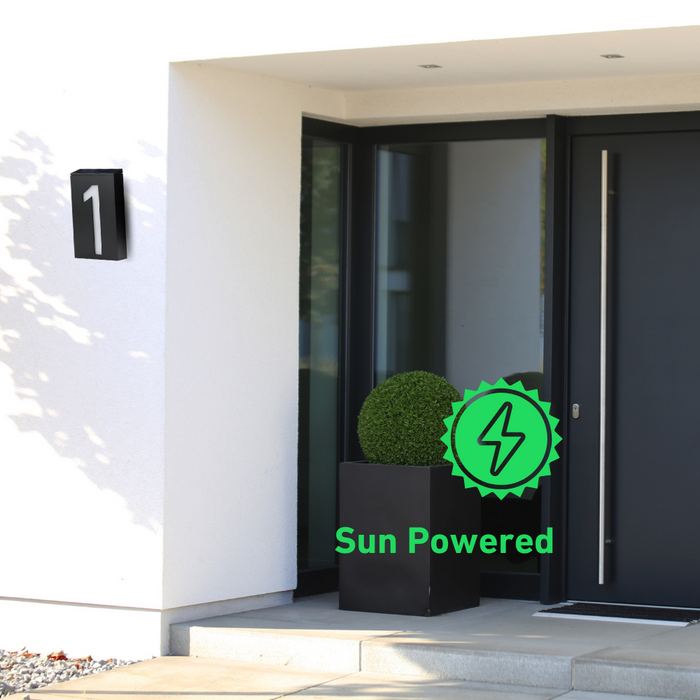 Solar Powered Led House Number