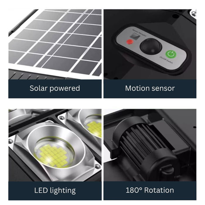 Solar-Powered LED Street Light 1000W 240LED