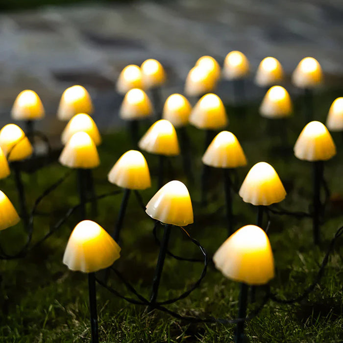 Solar Garden Mushroom Lights