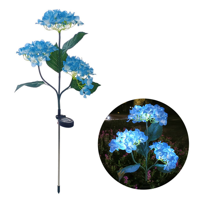 Solar Garden Lights - Solar Flowers with Glowing Stems for Outdoor Decor