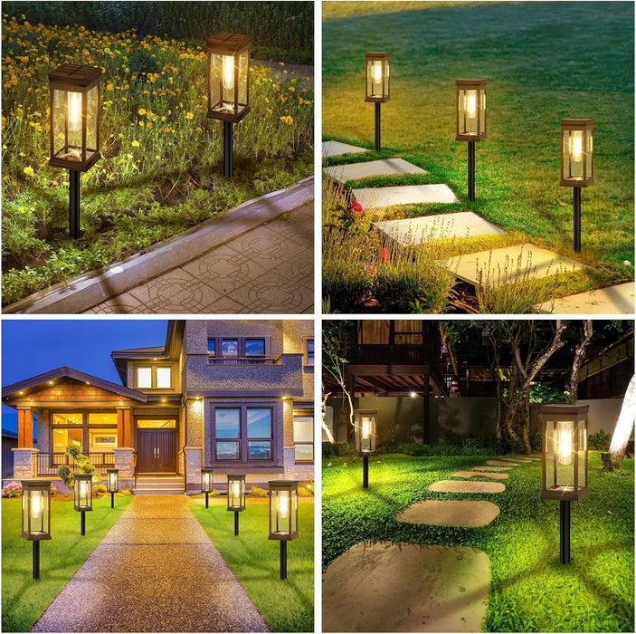 Elegant Cubic Solar Walkway Lights