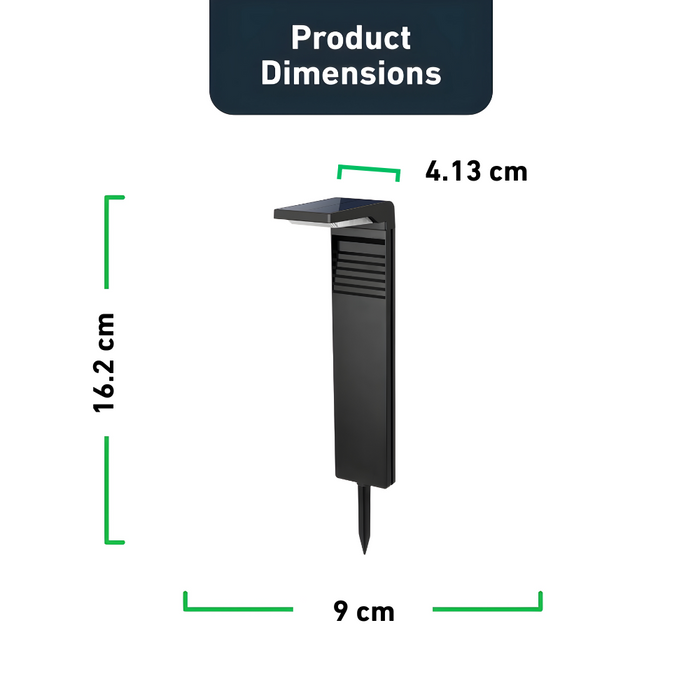 Premium Solar Bollard Lights (2pcs)