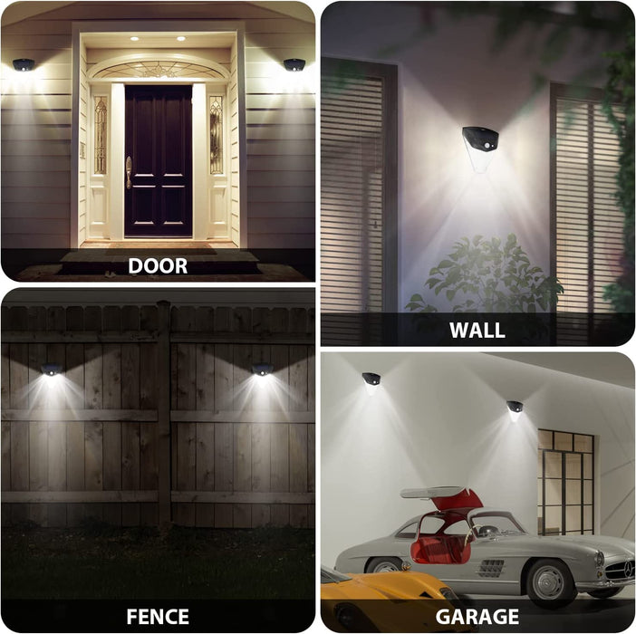 Solar Security Lights With 230° Lighting Angle