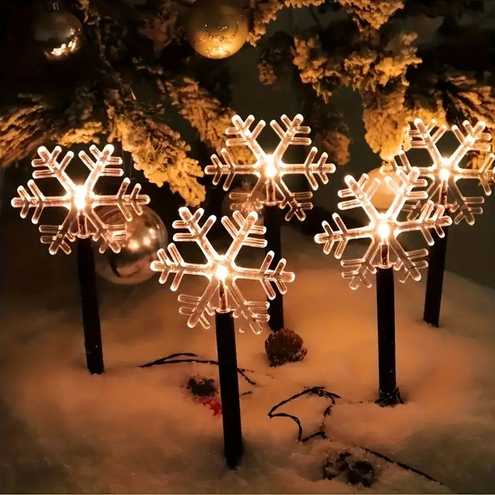 Solar Winter Pathway Lights 5pcs