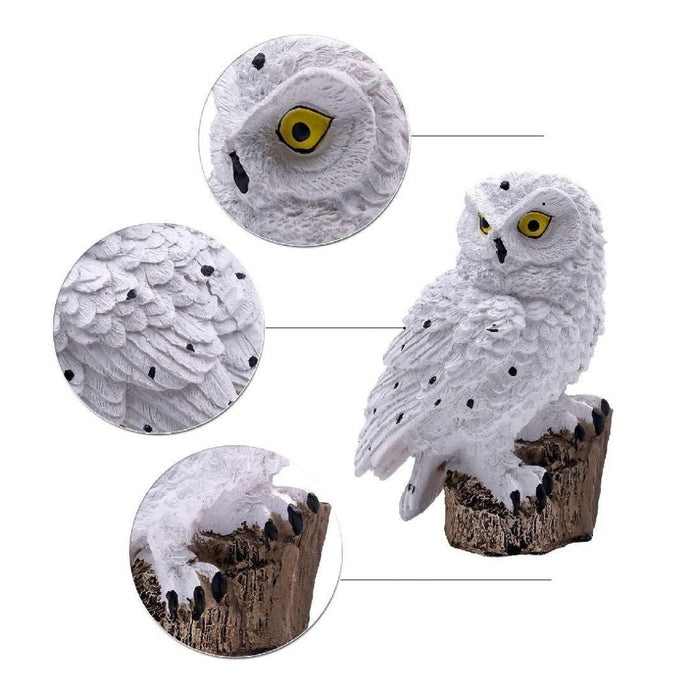 Solar LED Owl Garden Lamp