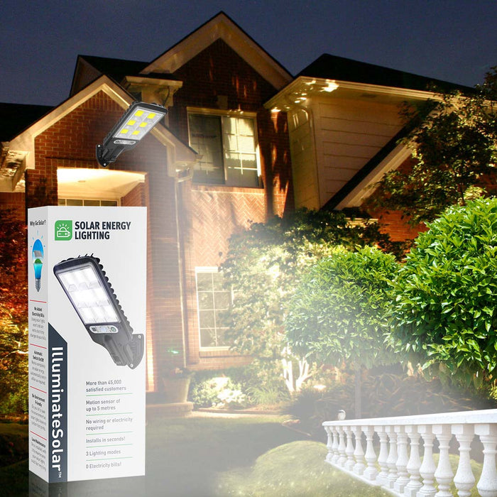 Ultra Bright 1500LM Solar Street Light – Motion Sensor, Remote Control, Waterproof (IP65)