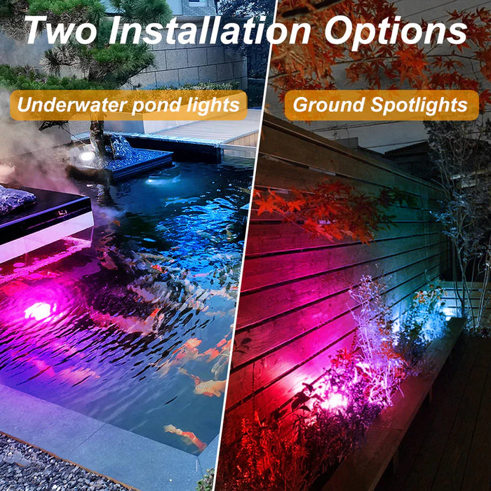 Solar RGB Pond & Pool Lights