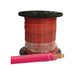 A large spool of Southwire 6 AWG RED 500ft wire is shown, with the building wires copper strands visible at the end against a plain white background.
