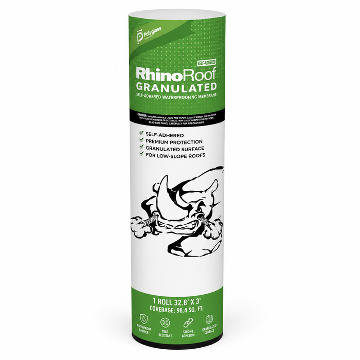RhinoRoof Granulated Self-Adhered