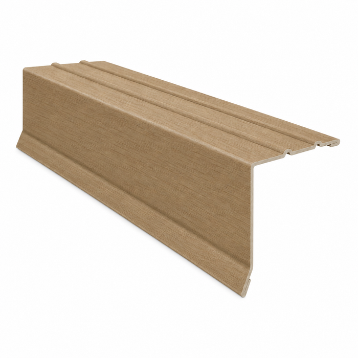 Galv Drip 1-1/2" Woodgrain Tan