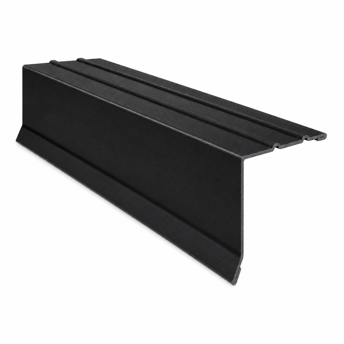Galv Drip 1-1/2" Woodgrain Black