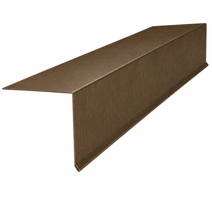 Galv Drip 1-1/2" Woodgrain T Bronze