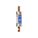 A cylindrical Edison ECNR125 Fuse from Eaton, featuring copper ends and a blue label, highlights specifications of 250V and 200A. Designed for overload and short-circuit protection, this time-delay fuse is isolated on a white background.