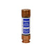 The Eaton Edison ECNR40 40 AMP Fuse is a cylindrical fuse with copper ends and a blue and white label. It features specifications for Time-Delay Dual-Element overload protection, handling up to 250V AC at 200kA RMS, or up to 125V DC at 20kA.