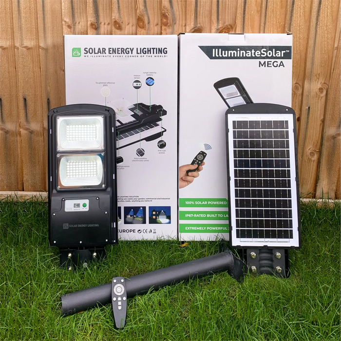 The Ultimate 300W/6000 Lumens Ultra-Bright Solar Street Light