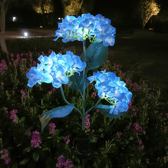 Solar Garden Lights - Solar Flowers with Glowing Stems for Outdoor Decor