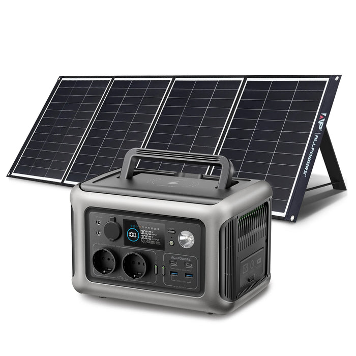 ALLPOWERS R600 Portable Power Station – 299Wh, 600W (1200W Surge) | Compact & Reliable Power for Home & Outdoors