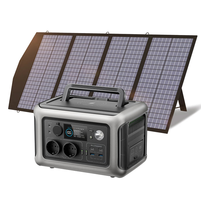 ALLPOWERS R600 Portable Power Station – 299Wh, 600W (1200W Surge) | Compact & Reliable Power for Home & Outdoors