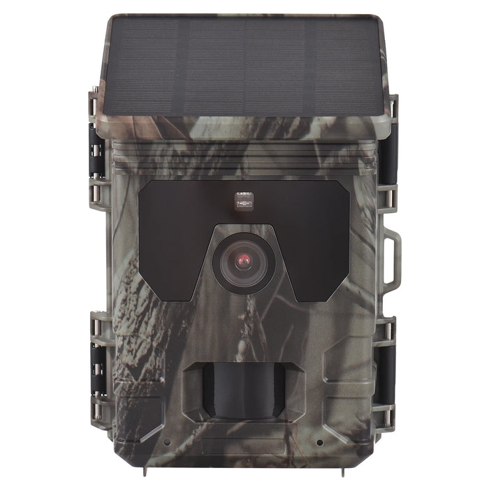 Solar-Powered 4K Trail Camera | 50MP Ultra HD | Night Vision & 0.3s Trigger Speed for Hunting & Wildlife Monitoring