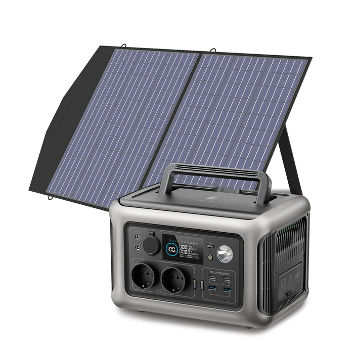 ALLPOWERS R600 Portable Power Station – 299Wh, 600W (1200W Surge) | Compact & Reliable Power for Home & Outdoors