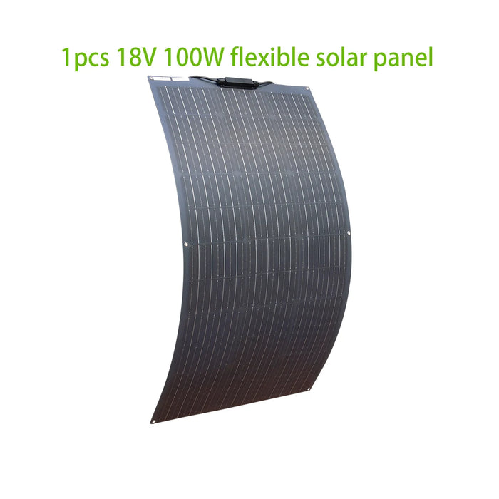 Flexible Solar Panel Kit – High-Efficiency 18V Monocrystalline Solar Panels for 12V/24V Systems