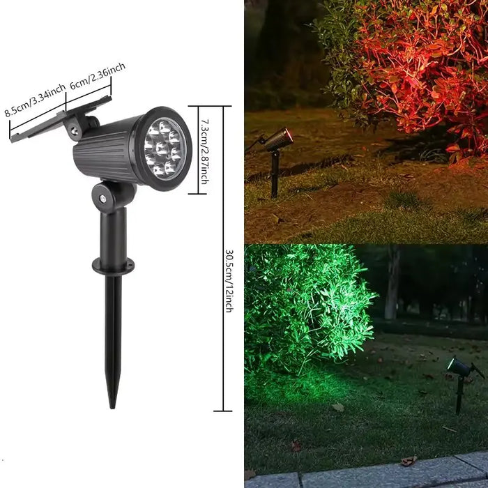 SolarBright Spotlights - 7W Waterproof LED for Outdoor Landscaping