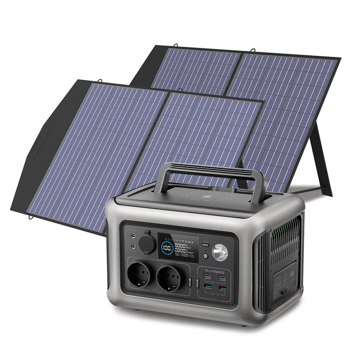 ALLPOWERS R600 Portable Power Station – 299Wh, 600W (1200W Surge) | Compact & Reliable Power for Home & Outdoors