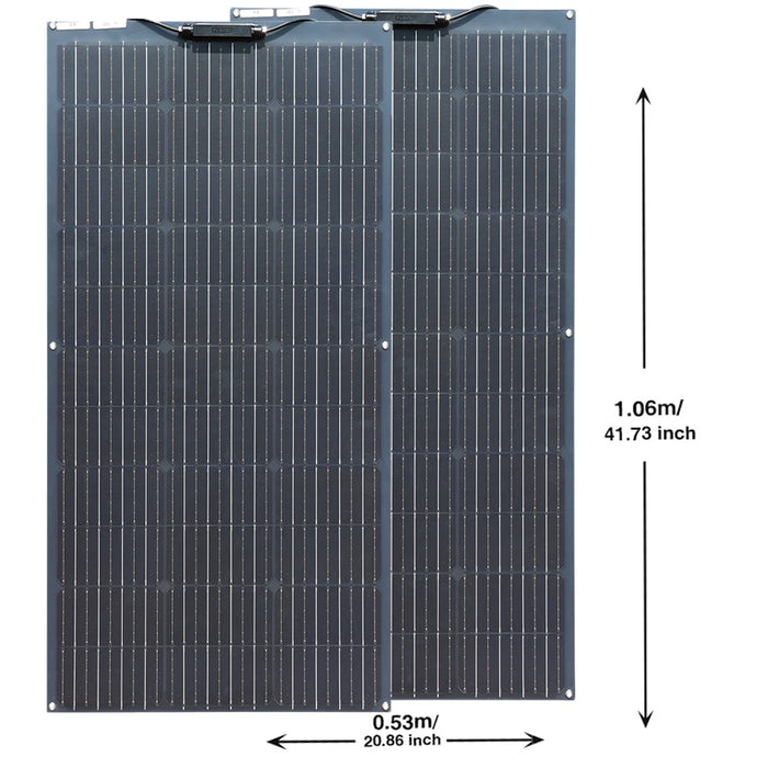 Flexible Solar Panel Kit – High-Efficiency 18V Monocrystalline Solar Panels for 12V/24V Systems