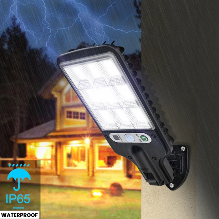 Ultra Bright 1500LM Solar Street Light – Motion Sensor, Remote Control, Waterproof (IP65)