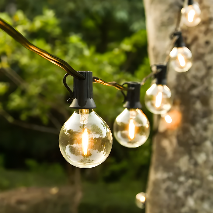 Dual Power Sphere String Lights