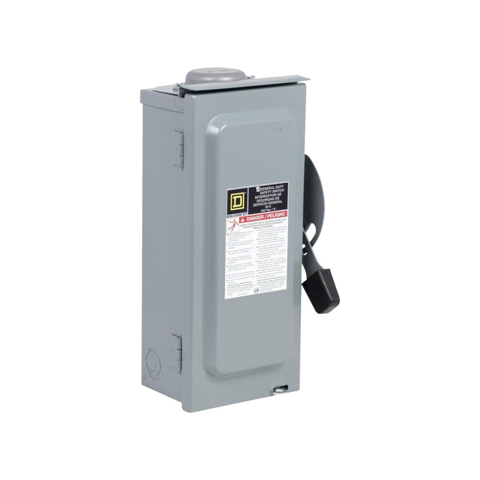 Safety Switch|Disconnect; GD; Non-Fused; Manual Transfer; 60 A; 2 Pole