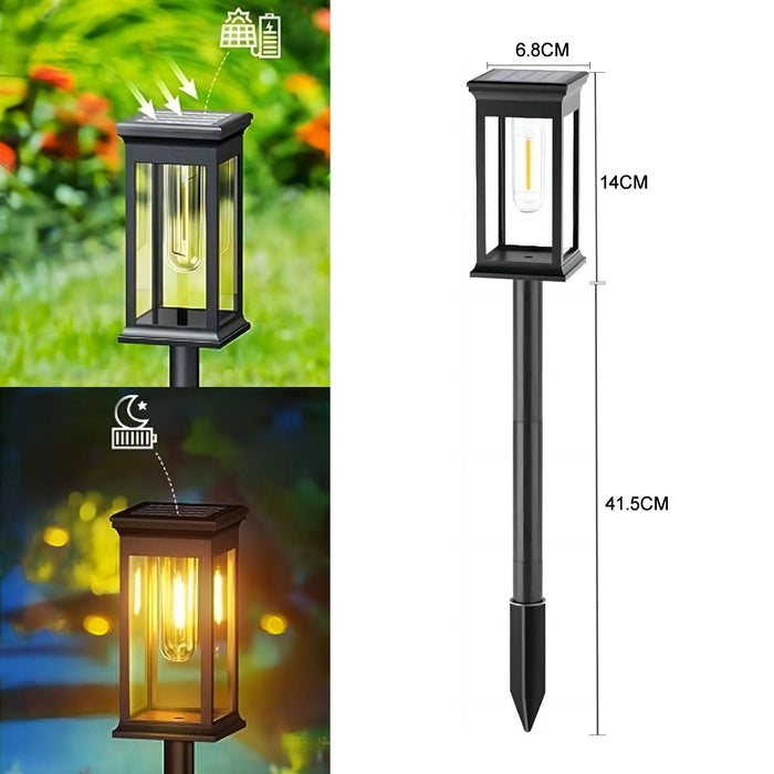 Elegant Cubic Solar Walkway Lights