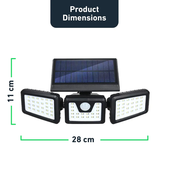 The ultra-bright solar motion sensor safety light