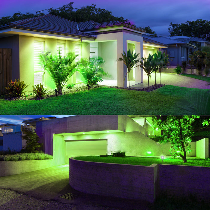 Solar RGB Outdoor Spotlights